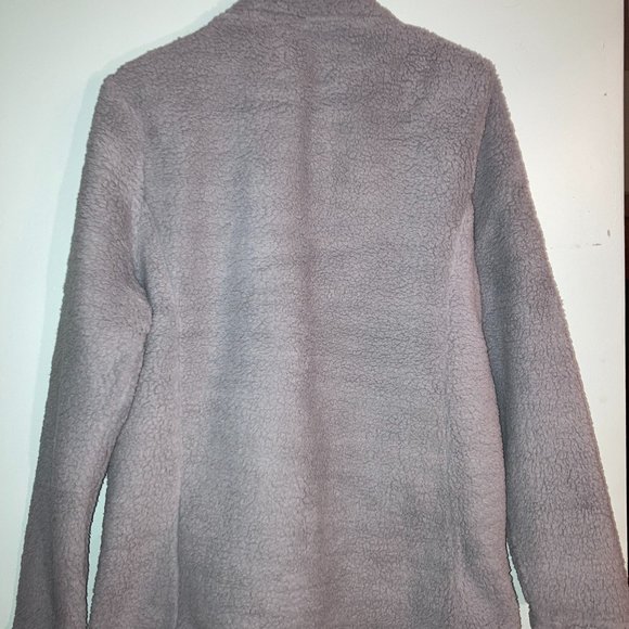 Nuvano Women Purple Plush/Fleece Quarter -Zip Pullover Jacket, Size Small - Picture 4 of 15